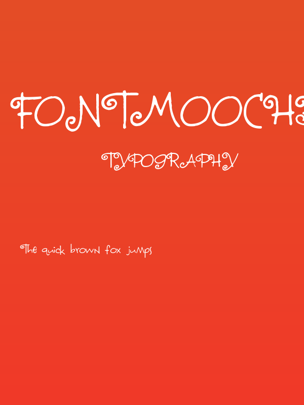 Fontmoochers Poster