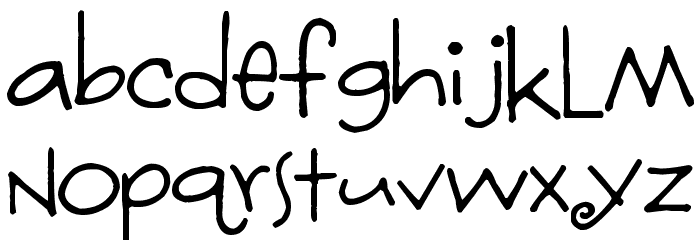 Fontmoochers Font LOWERCASE