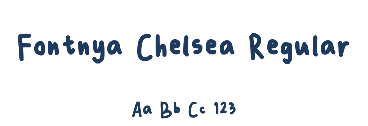 Fontnya Chelsea Regular Font Preview