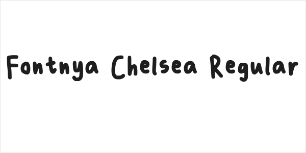 Fontnya Chelsea Regular Logo