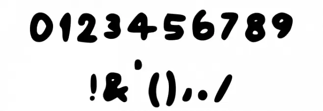 Fontnya Ineth Regular Шрифта ДРУГИЕ символов