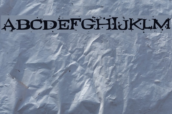 Fontocide Font examples