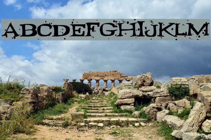 Fontocide Font examples