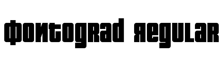 Fontograd Regular  Free Fonts Download