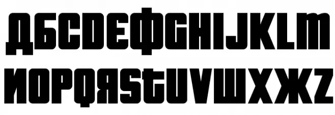 Fontograd Regular Schriftart Groß