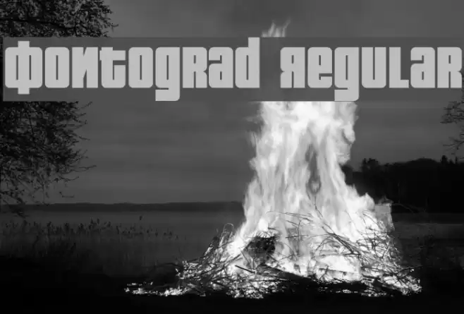 Fontograd Regular Font examples