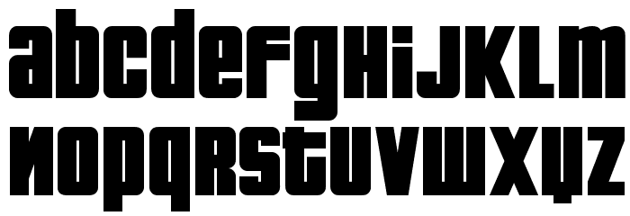 Fontograd Regular Font Litere mici