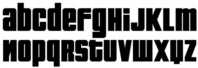 Fontograd Regular Font Litere mici