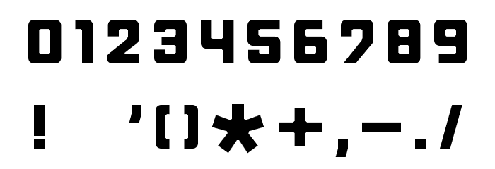 FontopoSOLID Regular Font OTHER CHARS