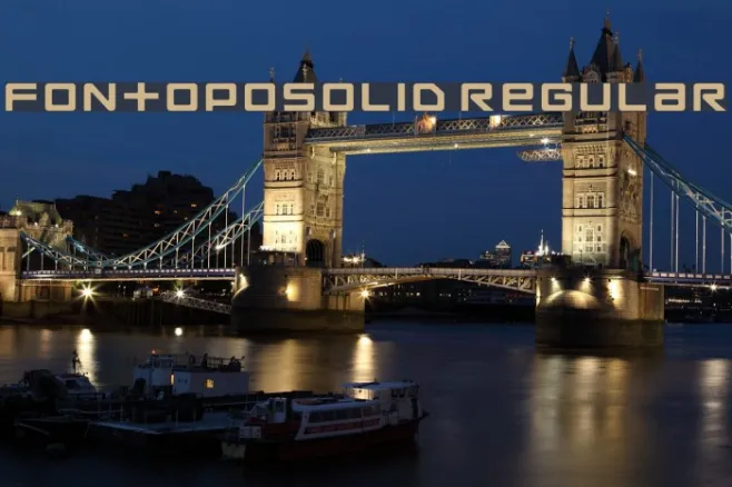 FontopoSOLID Regular Example 2