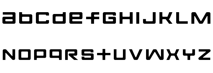 FontopoSOLID Regular Font LOWERCASE