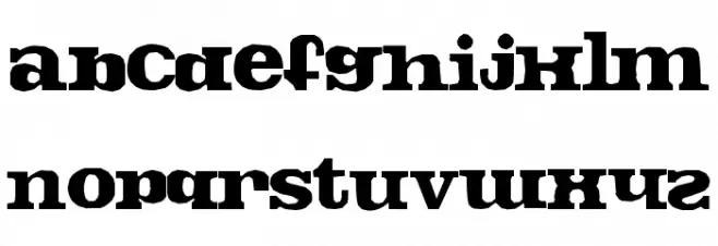 FontosCrude خط أحرف صغيرة