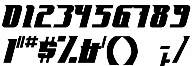 Fontovision Font OTHER CHARS