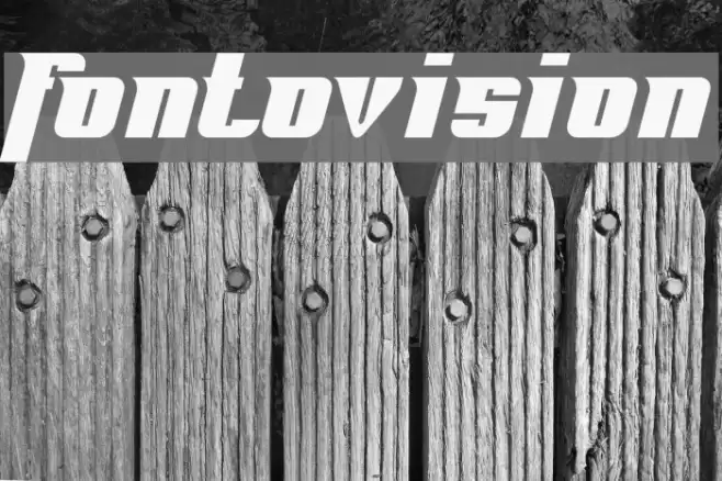 Fontovision Font examples