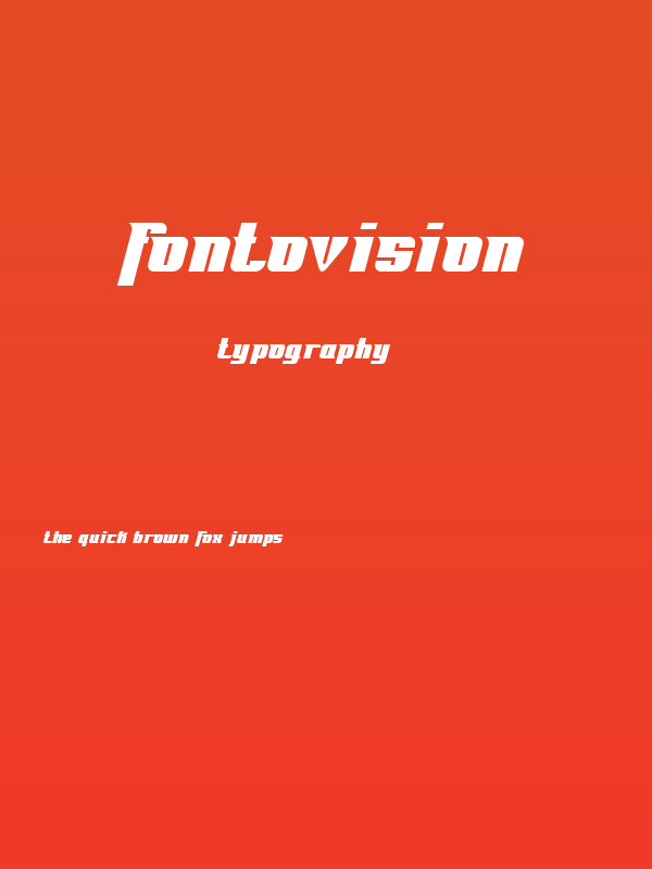 Fontovision Poster