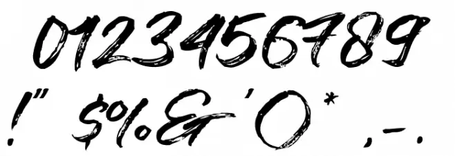 Fontrue Font OTHER CHARS