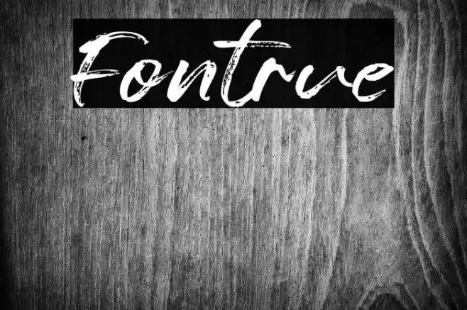 Fontrue Font examples
