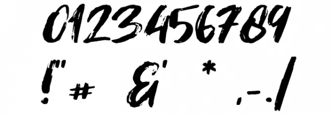 Fontrust Font OTHER CHARS