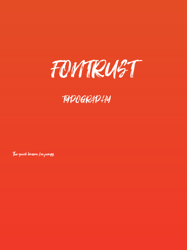 Fontrust Poster