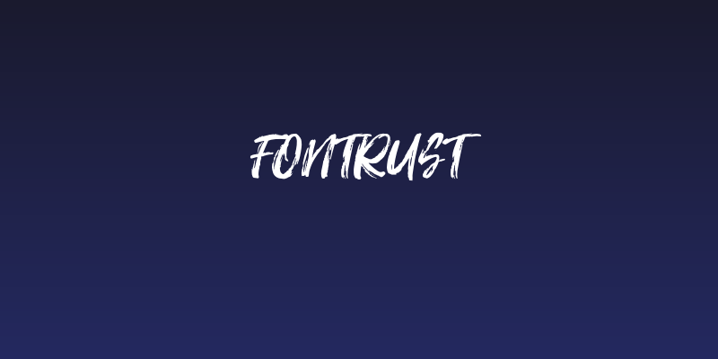 Fontrust Social Header