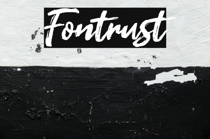 Fontrust Font examples