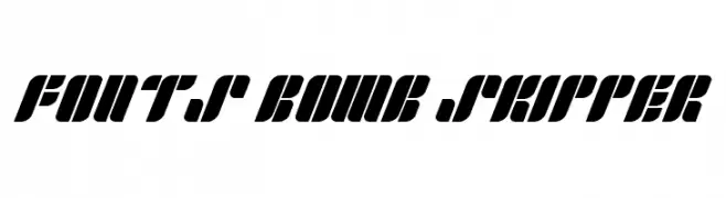 Fonts Bomb Skipper  免费字体下载
