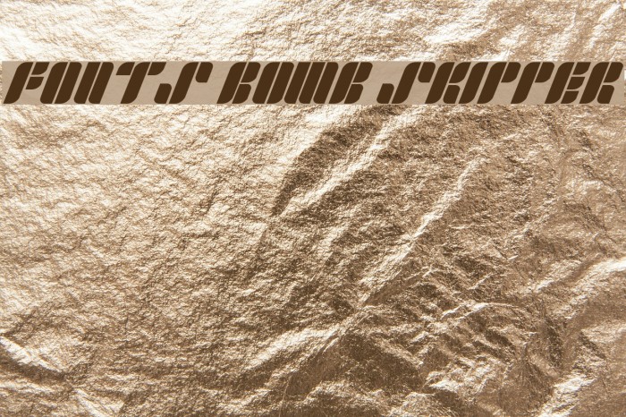 Fonts Bomb Skipper Example 1