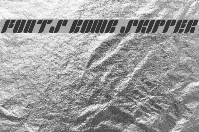 Fonts Bomb Skipper Font examples