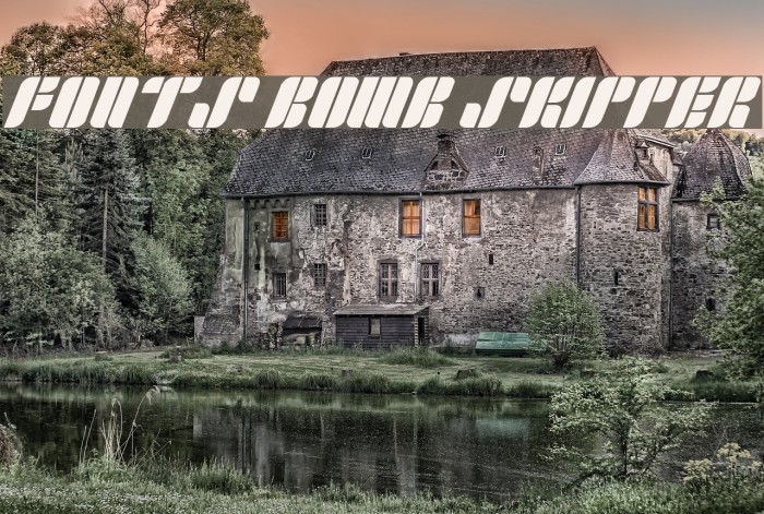 Fonts Bomb Skipper Example 2