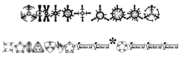 FontsVectorAncientSymbol Font OTHER CHARS