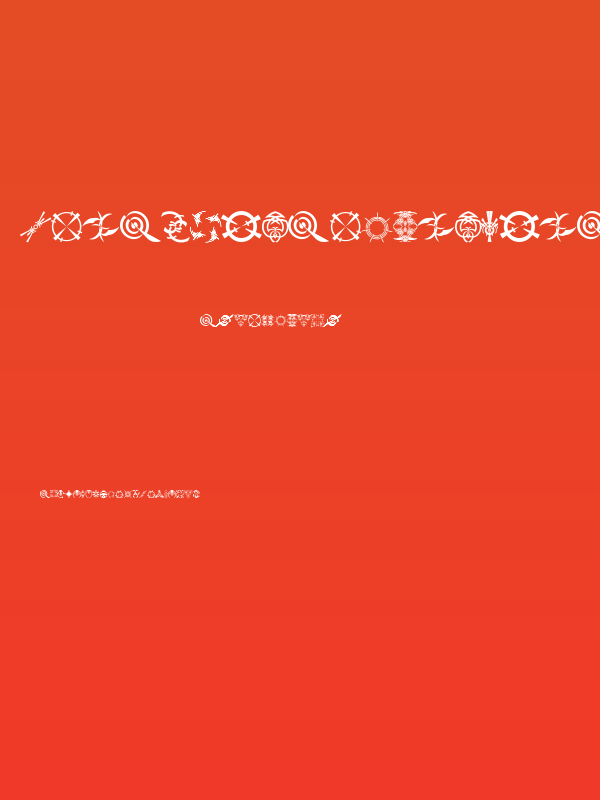 FontsVectorAncientSymbol Poster