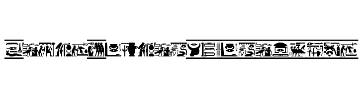 FontsVectorHIEROGLYPS  免费字体下载