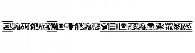 FontsVectorHIEROGLYPS  Frei Schriftart Herunterladen