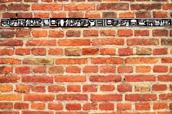 FontsVectorHIEROGLYPS Example 3