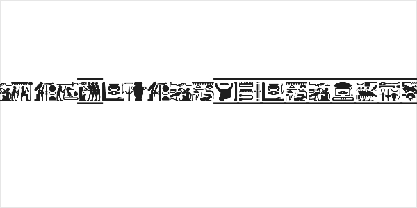FontsVectorHIEROGLYPS Logo