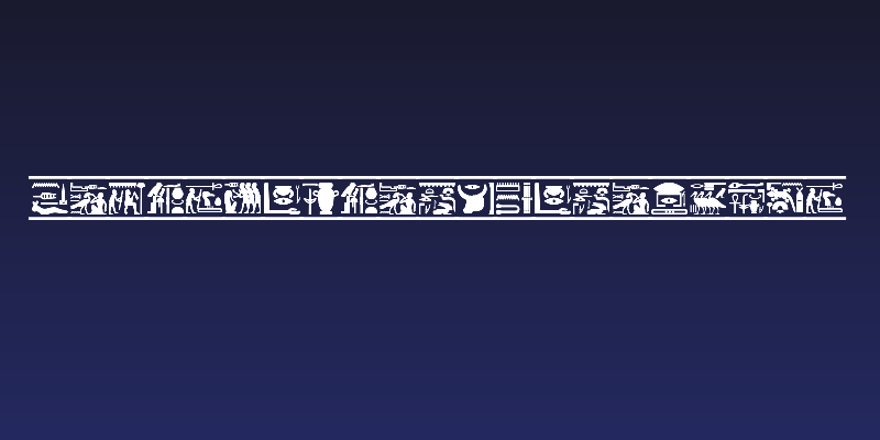 FontsVectorHIEROGLYPS Social Header