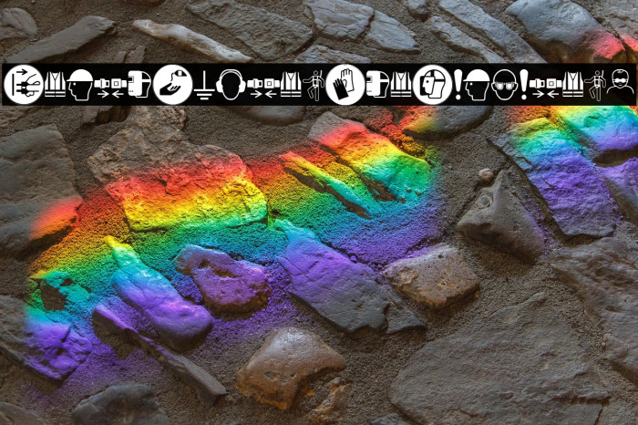 FontsVectorIso7010Mandatory Example 3