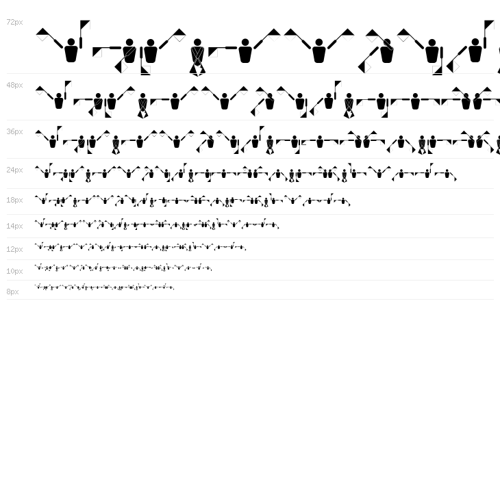FontsVectorSemaphoreFlag Waterfall