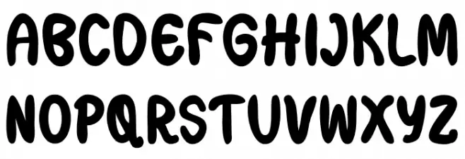 Fontself 字体 大写