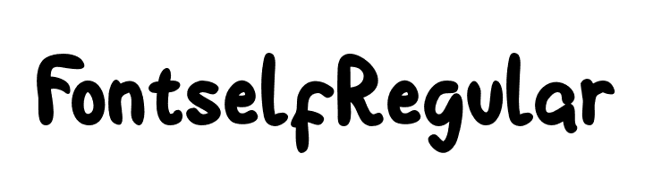 FontselfRegular  لخطوط تنزيل