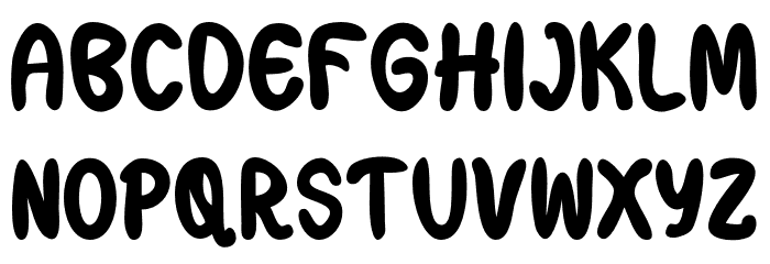 FontselfRegular Font UPPERCASE