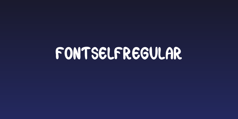 FontselfRegular Social Header