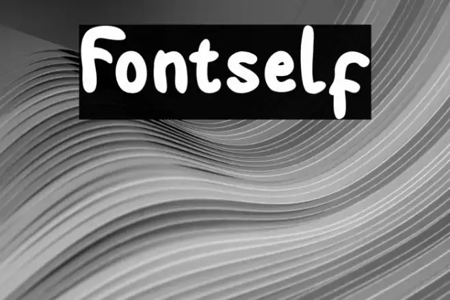 Fontself Font examples