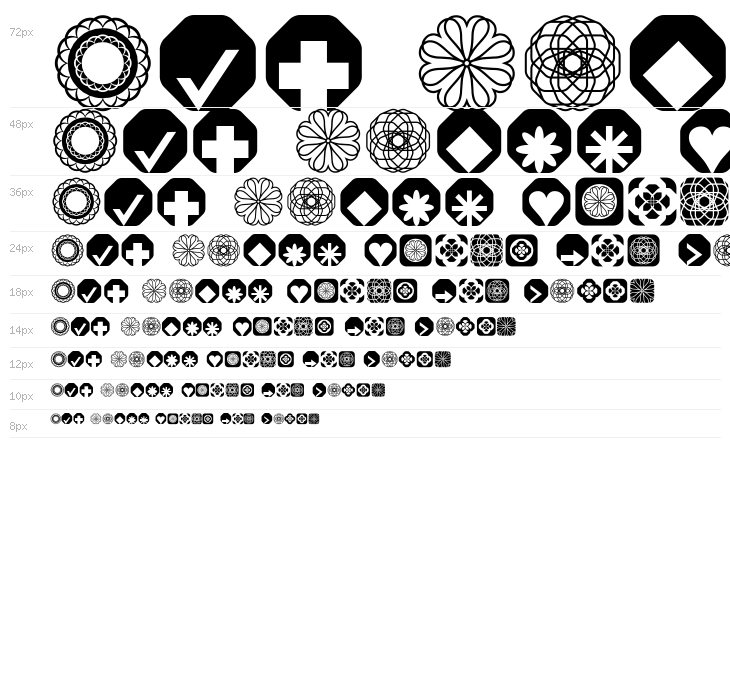 Fontsnthings 250th Waterfall