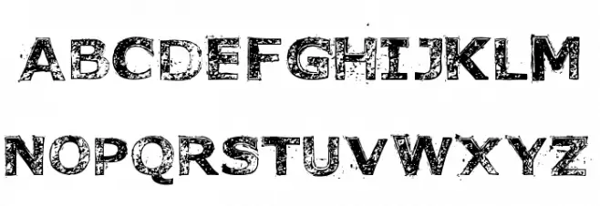 FonttoaChainsaw Schriftart Groß