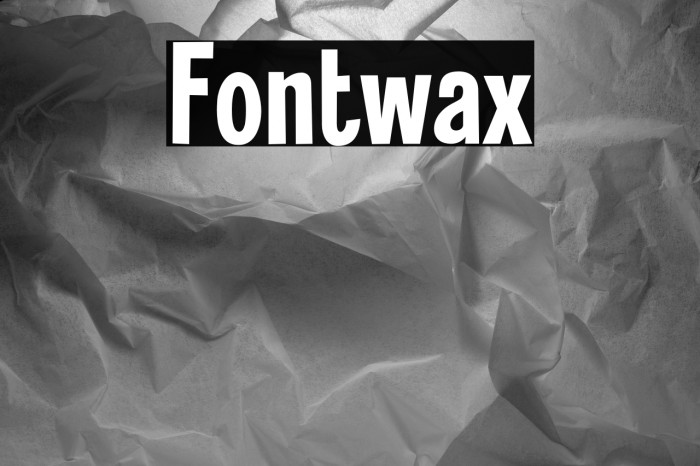 Fontwax Example 1
