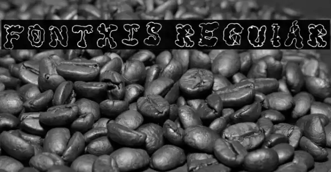 Fontxis Regular Caratteri examples