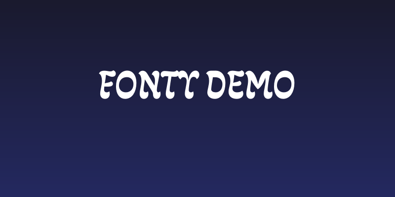 Fonty Demo Social Header