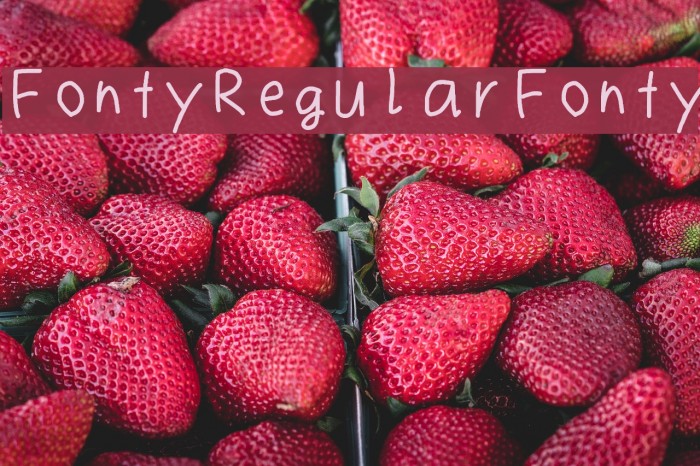 Fonty Regular Fonty Font examples