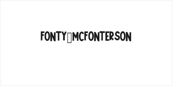 Fonty_McFonterson Logo